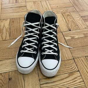 Converse platform high tops, size 6.5